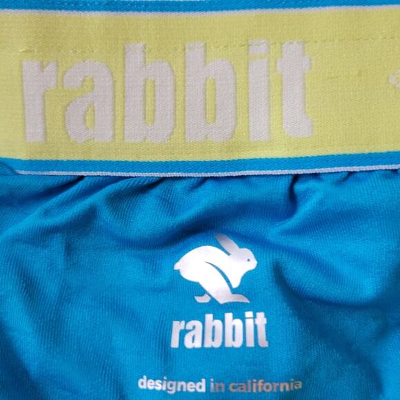 Rabbit Repeats Running Shorts Blue Size XS - Picture 7 of 8